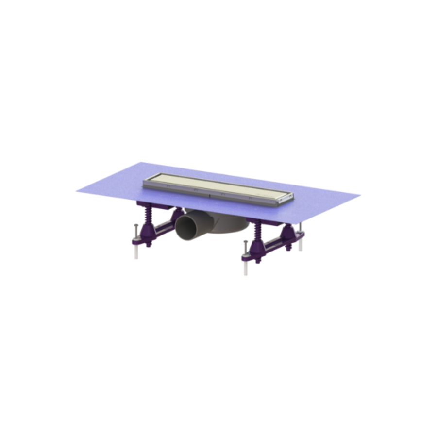 Sanitary Sources Kessel Shower channel Linearis Compact L: 300 mm, DN 50, WaD, 304 SST cov., K 3 (45600.59M)