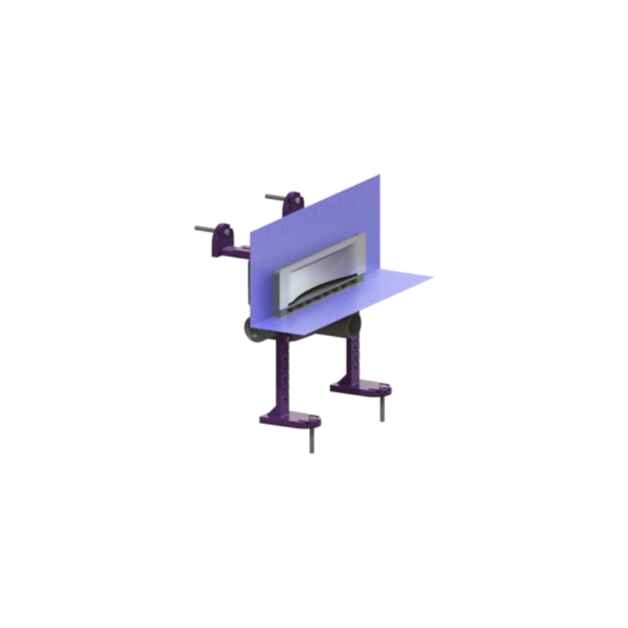 Sanitary Sources Kessel Scada wall drain w/cov, Wave, 304 SST, fixed w/prf membrn (48000.03M)