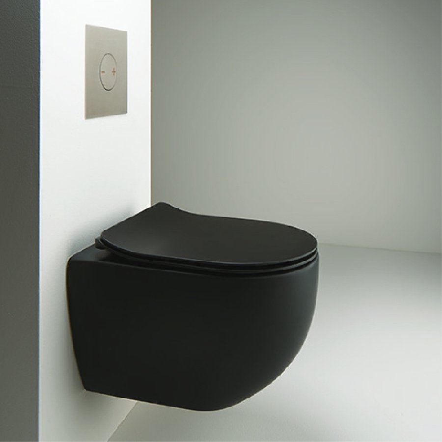 Sanitary Sources AXA Glomp seat & cover slim soft close with quick release metal hinges 319107