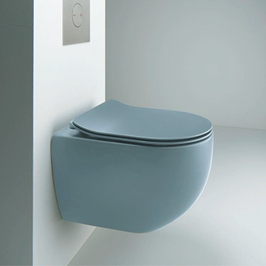 Sanitary Sources AXA Glomp wall hung wc no rim grey matt 0201009
