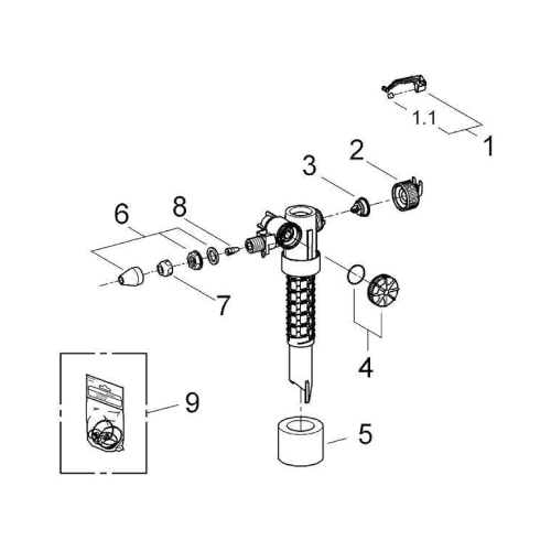 Filling valve 37095