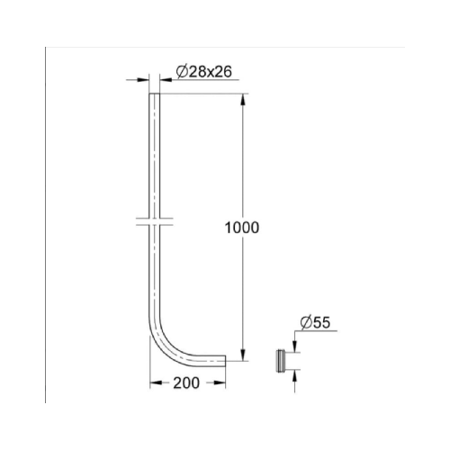 WC flush valve 37108