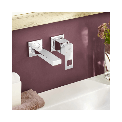 Eurocube 2-hole basin mixer 19895