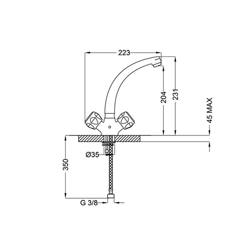 Sink Mixer 46552