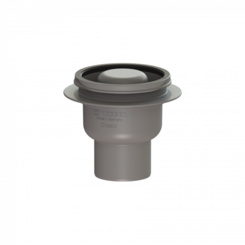 Kessel Drain body Classic bathr. drain Sys 100, DN 70, Vert. outlet, OT 50 mm (40270)