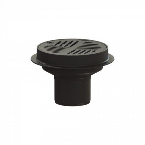 Kessel Parking deck drain, Ecoguss DN 125, round, Connection polymer pipe (48504)