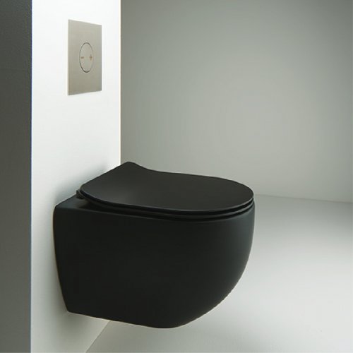 AXA Glomp wall hung wc no rim black matt 0201007