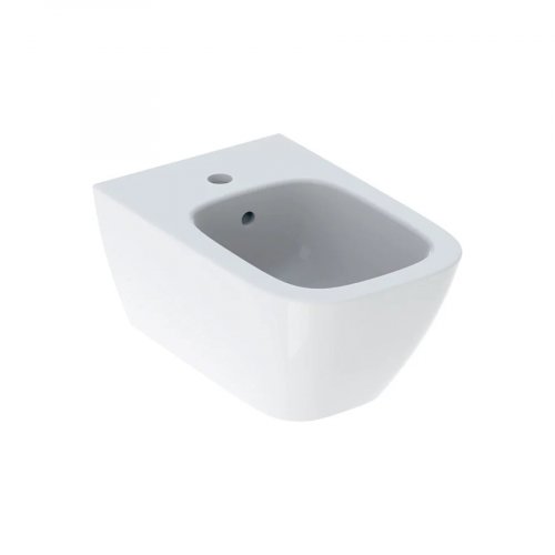Geberit Smyle Square wall-hung bidet, shrouded