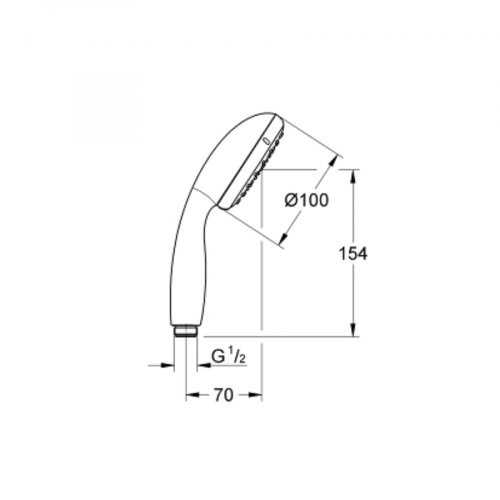 GROHE hand shower 1 spray 27940000